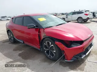 2022 Kia EV6 Wind z VIN KNDC3DLC6N5089018, wystawiony jako IAAI lot #41748175 z przebiegiem 25 157 mil mil oraz . Historia ofert i sprzedaży dostępna na DreamBid. Obrazek 6.