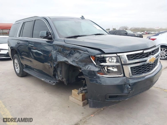 2019 Chevrolet Tahoe LT with VIN 1GNSCBKC8KR366460, listed as a IAAI auction lot 41384327 with 76,861 mi miles. Bid and sale history available at carsss.com. Image 1.