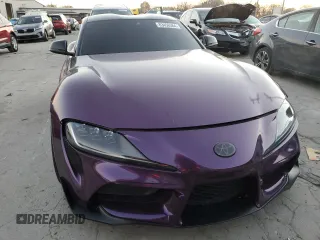 2021 Toyota GR Supra 3.0 with VIN WZ1DB0C00MW042065, listed as a Copart auction lot 83456584 with 36,410 mi miles and Salvage Title. Bid and sale history available at carsss.com. Image 5.