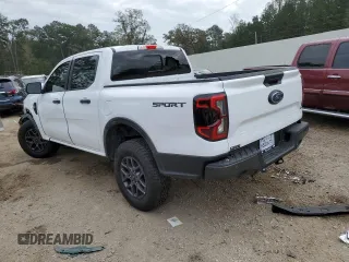 2024 Ford Ranger XLT with VIN 1FTER4GH9RLE42284, listed as a Copart auction lot 82407954 with 2,525 mi miles and Salvage Title. Bid and sale history available at carsss.com. Image 2.