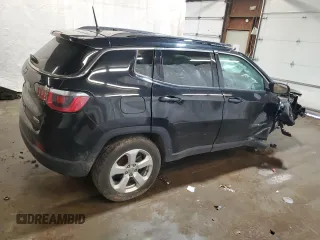 2018 Jeep Compass Altitude with VIN 3C4NJDBBXJT131563, listed as a Copart auction lot 53225344 with 85,060 mi miles and Salvage Title. Bid and sale history available at carsss.com. Image 3.