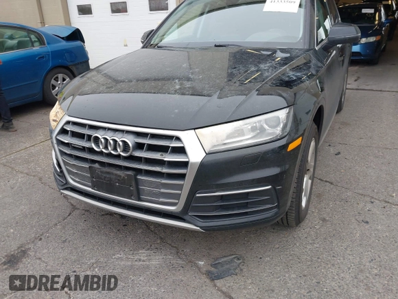 2019 Audi Q5 Premium with VIN WA1ANAFY5K2039094, listed as a IAAI auction lot 41333509 with 45,956 mi miles. Bid and sale history available at carsss.com. Image 12.