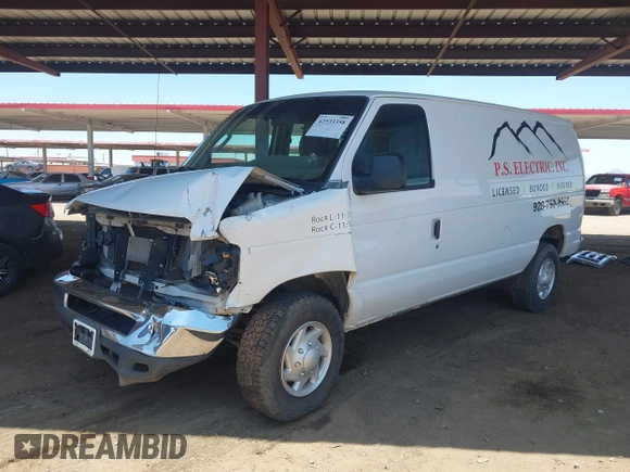 2012 Ford Econoline Cargo Super Duty Commercial with VIN 1FTSE3EL4CDB17043, listed as a IAAI auction lot 42533358 with Not provided miles and . Bid and sale history available at DreamBid. Image 2.