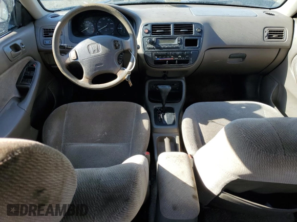 1997 Honda Civic LX with VIN 2HGEJ6673VH533278, listed as a Copart auction lot 46778035 with 212,859 mi miles and Salvage Title. Bid and sale history available at carsss.com. Image 8.