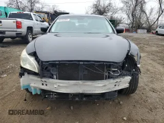 2011 Infiniti M37 with VIN JN1BY1AR5BM372565, listed as a Copart auction lot 84154384 with 318,255 mi miles and Salvage Title. Bid and sale history available at carsss.com. Image 5.