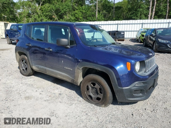 2017 Jeep Renegade Sport с VIN ZACCJBAB1HPF99969, выставлен на аукционе Copart как лот 56557465 с пробегом 124 468 миль миль и Списание • Salvage title. История ставок и продаж доступна на DreamBid. Изображение 4.