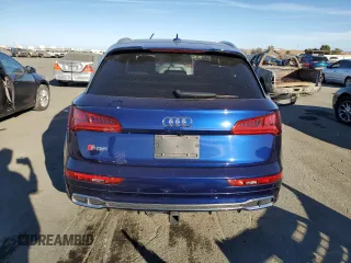 2020 Audi SQ5 Premium Plus with VIN WA1B4AFY4L2077702, listed as a Copart auction lot 76933874 with 76,419 mi miles and Salvage Title. Bid and sale history available at DreamBid. Image 6.