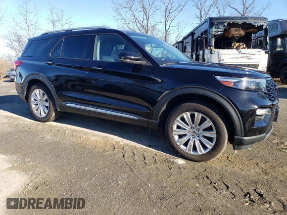 2021 Ford Explorer Limited with VIN 1FM5K8FW7MNA11379, listed as a Copart auction lot 51125115 with 48,455 mi miles and Salvage Title. Bid and sale history available at carsss.com. Image 4.