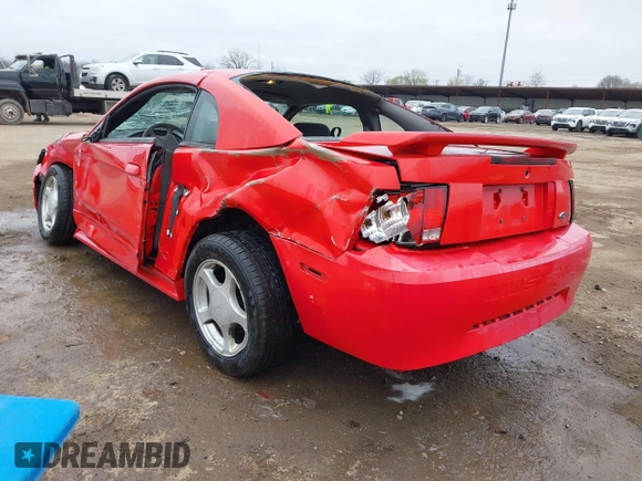 2004 Ford Mustang Standard z VIN 1FAFP40684F238897, wystawiony jako IAAI lot #42020163 z przebiegiem 156 836 mil mil oraz . Historia ofert i sprzedaży dostępna na DreamBid. Obrazek 3.