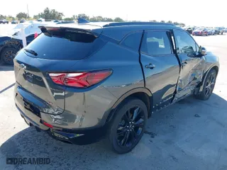 2020 Chevrolet Blazer RS with VIN 3GNKBKRS5LS654306, listed as a IAAI auction lot 40781301 with 116,596 mi miles. Bid and sale history available at carsss.com. Image 4.