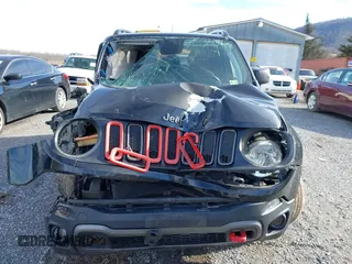2018 Jeep Renegade Trailhawk with VIN ZACCJBCB3JPG81009, listed as a IAAI auction lot 41537095 with 91,506 mi miles. Bid and sale history available at carsss.com. Image 13.