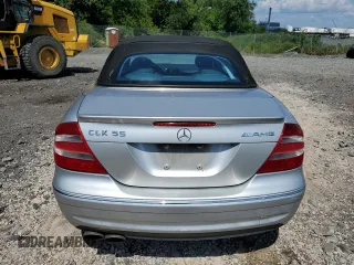 2004 Mercedes-Benz CLK 55 AMG with VIN WDBTK76G14T011421, listed as a Copart auction lot 65686025 with 135,399 mi miles and Salvage title. Bid and sale history available at DreamBid. Image 6.
