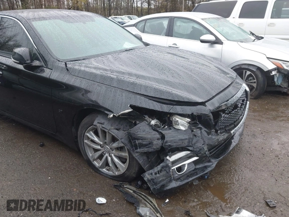 2015 Infiniti Q50 Premium with VIN JN1BV7AP9FM349709, listed as a IAAI auction lot 41976089 with 62,094 mi miles and . Bid and sale history available at DreamBid. Image 6.