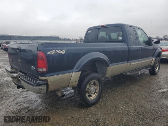 2000 Ford F-350 XL with VIN 1FTSX31F1YEB72688, listed as a Copart auction lot 44629215 with 262,552 mi miles and Salvage title. Bid and sale history available at DreamBid. Image 3.