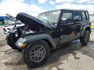 2025 Jeep Wrangler Sport S with VIN 1C4PJXDN6SW598914, listed as a Copart auction lot 65596325 with 3,675 mi miles and Clean title. Bid and sale history available at DreamBid. Image 1.