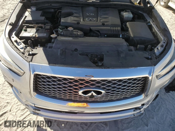 2019 Infiniti QX80 LUXE with VIN JN8AZ2NF0K9682237, listed as a Copart auction lot 76458054 with 200,619 mi miles and Non Repairable. Bid and sale history available at carsss.com. Image 12.