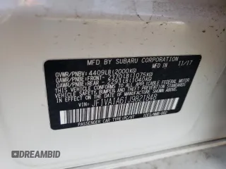 2018 Subaru WRX with VIN JF1VA1A61J9821848, listed as a Copart auction lot 54544475 with 68,519 mi miles and Clean Title. Bid and sale history available at carsss.com. Image 13.