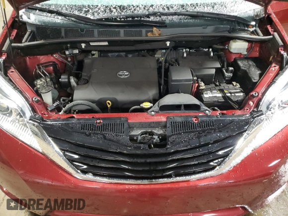 2013 Toyota Sienna LE with VIN 5TDJK3DC9DS056350, listed as a Copart auction lot 47869765 with 65,188 mi miles and Clean Title. Bid and sale history available at carsss.com. Image 12.