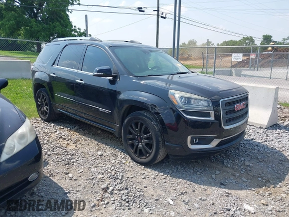 2016 GMC Acadia Denali z VIN 1GKKVTKD2GJ170199, wystawiony jako IAAI lot #42400004 z przebiegiem 155 556 mil mil oraz . Historia ofert i sprzedaży dostępna na DreamBid. Obrazek 1.