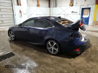 2017 Lexus IS with VIN JTHCM1D27H5023338, listed as a Copart auction lot 49702305 with 45,866 mi miles and Salvage Title. Bid and sale history available at carsss.com. Image 2.
