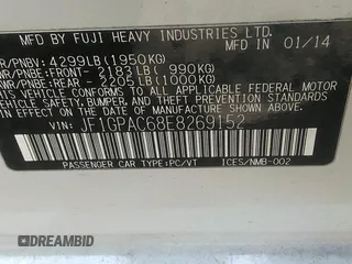 2014 Subaru Impreza Premium с VIN JF1GPAC68E8269152, выставлен на аукционе IAAI как лот 41875220 с пробегом 117 355 миль миль и . История ставок и продаж доступна на DreamBid. Изображение 9.