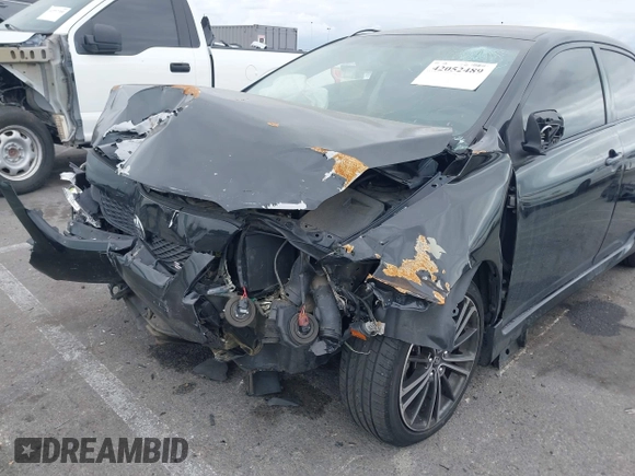 2010 Toyota Corolla with VIN 2T1BU4EE2AC411013, listed as a IAAI auction lot 42052489 with Not Provided miles. Bid and sale history available at carsss.com. Image 6.