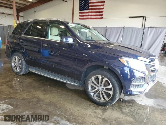 2017 Mercedes-Benz GLE 350 with VIN 4JGDA5HB8HA866029, listed as a Copart auction lot 62630215 with 29,268 mi miles and Salvage title. Bid and sale history available at DreamBid. Image 4.