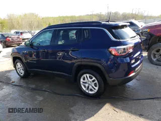 2021 Jeep Compass Sport с VIN 3C4NJCAB3MT526748, выставлен на аукционе Copart как лот 52752075 с пробегом 47 858 миль миль и Списание • Salvage title. История ставок и продаж доступна на DreamBid. Изображение 2.