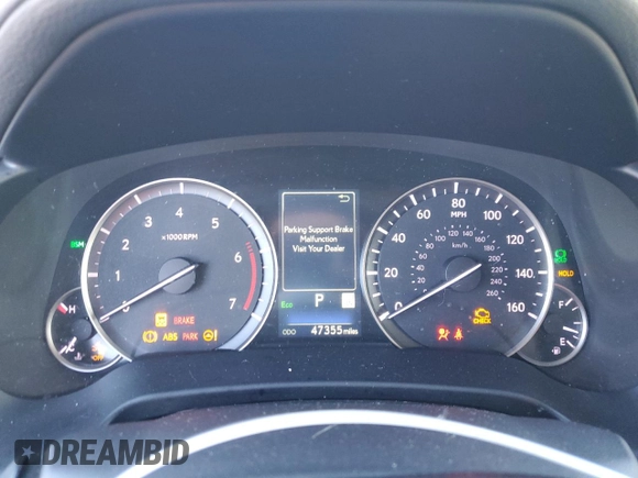 2020 Lexus RX with VIN 2T2AGMDA1LC045416, listed as a Copart auction lot 87016254 with 47,355 mi miles and Salvage Title. Bid and sale history available at carsss.com. Image 9.