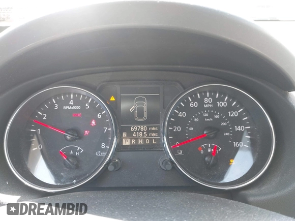 2015 Nissan Rogue S with VIN JN8AS5MV5FW259336, listed as a IAAI auction lot 42101729 with 69,780 mi miles and . Bid and sale history available at DreamBid. Image 7.
