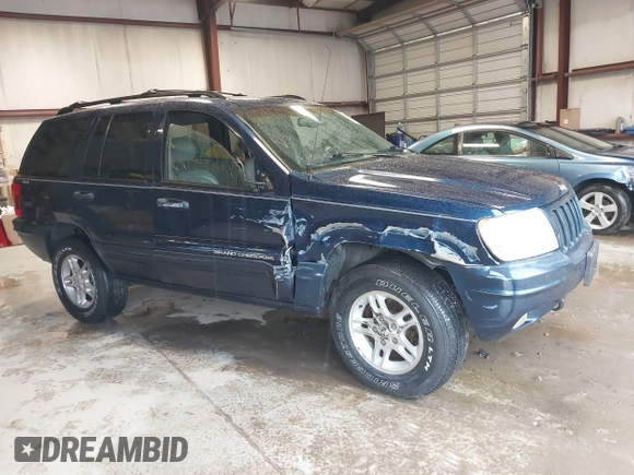 2000 Jeep Grand Cherokee Limited with VIN 1J4GW58N1YC264567, listed as a IAAI auction lot 42215459 with 170,874 mi miles and . Bid and sale history available at DreamBid. Image 1.