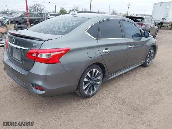 2017 Nissan Sentra SV with VIN 3N1AB7AP6HY207354, listed as a IAAI auction lot 41570823 with 109,180 mi miles. Bid and sale history available at carsss.com. Image 4.