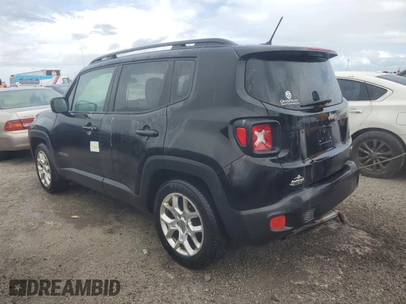 2016 Jeep Renegade Latitude with VIN ZACCJABT0GPE37654, listed as a Copart auction lot 74893484 with Not Provided miles and Salvage Title. Bid and sale history available at carsss.com. Image 2.