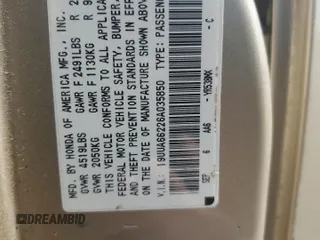 2006 Acura TL with VIN 19UUA66226A035850, listed as a Copart auction lot 51010495 with 0 mi miles and Salvage Title. Bid and sale history available at carsss.com. Image 15.