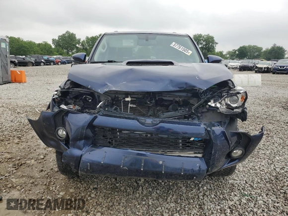 2019 Toyota 4Runner SR5 with VIN JTEBU5JR9K5728571, listed as a Copart auction lot 57761505 with 81,706 mi miles and Salvage title. Bid and sale history available at DreamBid. Image 5.