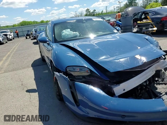 2021 Porsche Taycan 4S with VIN WP0AB2Y13MSA41808, listed as a Copart auction lot 55977135 with 28,724 mi miles and Salvage title. Bid and sale history available at DreamBid. Image 14.