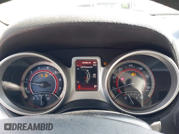 2015 Dodge Journey SXT with VIN 3C4PDCBG4FT727376, listed as a IAAI auction lot 42029881 with 151,042 mi miles. Bid and sale history available at carsss.com. Image 7.
