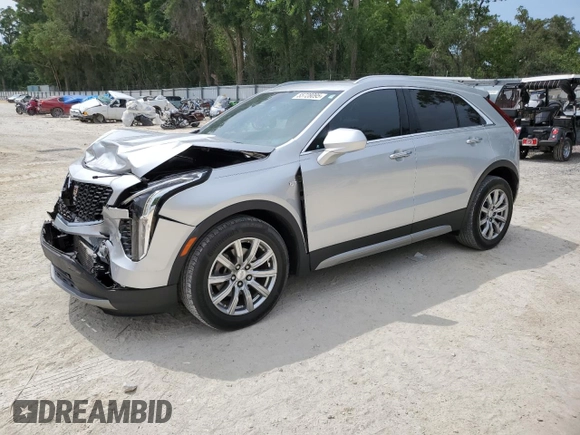 2019 Cadillac XT4 FWD Premium Luxury z VIN 1GYFZCR44KF195554, wystawiony jako Copart lot #55728095 z przebiegiem 35 948 mil mil oraz Nie do naprawy. Historia ofert i sprzedaży dostępna na DreamBid. Obrazek 1.