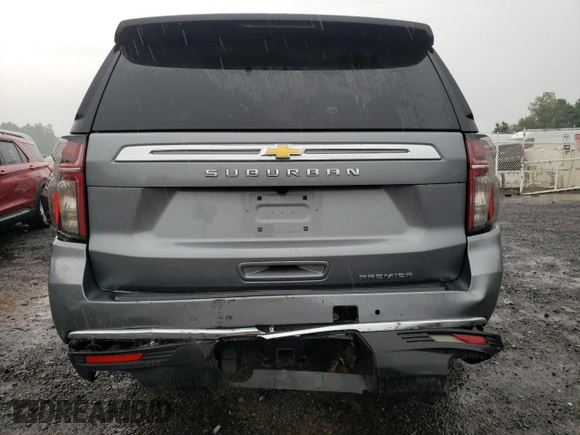 2022 Chevrolet Suburban Premier with VIN 1GNSCFKD3NR191152, listed as a Copart auction lot 61010543 with 56,508 mi miles and Clean title. Bid and sale history available at DreamBid. Image 6.