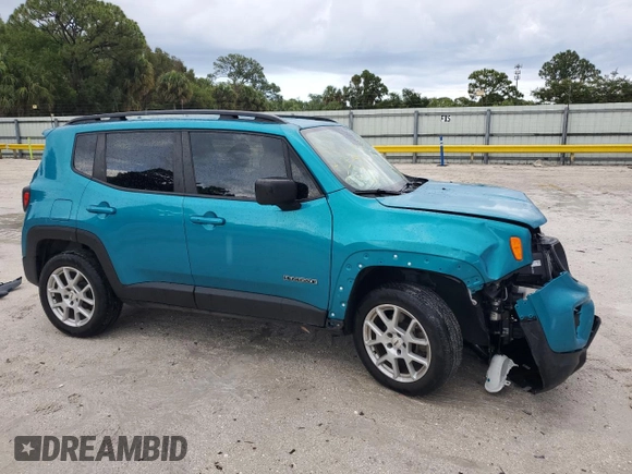 2022 Jeep Renegade Latitude с VIN ZACNJDB1XNPN70540, выставлен на аукционе Copart как лот 58496845 с пробегом 30 148 миль миль и На запчасти • Non repairable. История ставок и продаж доступна на DreamBid. Изображение 4.