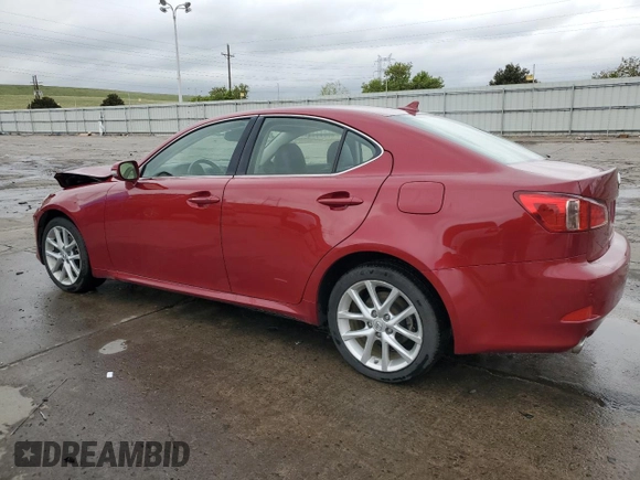 2012 Lexus IS 250 with VIN JTHCF5C21C5057870, listed as a Copart auction lot 54561375 with 102,727 mi miles and Salvage Title. Bid and sale history available at DreamBid. Image 2.