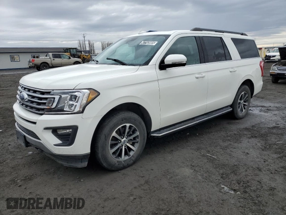 2021 Ford Expedition Max XLT with VIN 1FMJK1JT2MEA38346, listed as a Copart auction lot 47743885 with 57,935 mi miles and Clean Title. Bid and sale history available at DreamBid. Image 1.