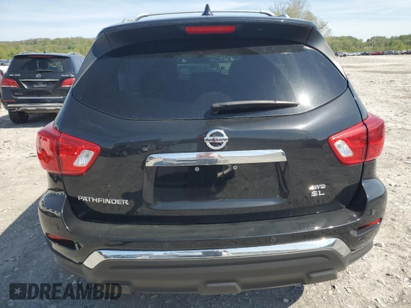 2020 Nissan Pathfinder SL with VIN 5N1DR2CM3LC596608, listed as a Copart auction lot 53834375 with 72,320 mi miles and Salvage title. Bid and sale history available at DreamBid. Image 6.