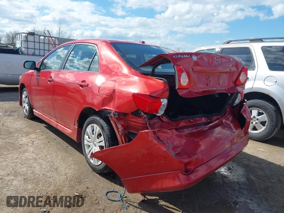 2009 Toyota Corolla with VIN 1NXBU40E19Z003510, listed as a IAAI auction lot 42061161 with 136,846 mi miles. Bid and sale history available at carsss.com. Image 3.