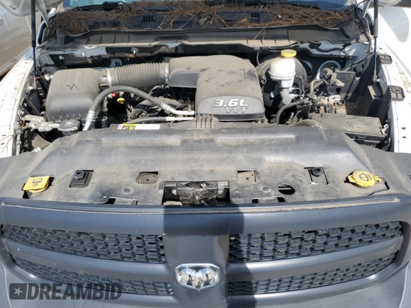 2018 Ram 1500 Tradesman with VIN 1C6RR6FG7JS285720, listed as a Copart auction lot 59971935 with 94,993 mi miles and Clean title. Bid and sale history available at DreamBid. Image 11.