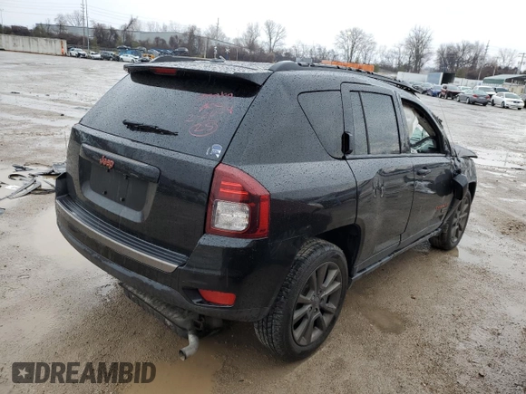 2016 Jeep Compass Sport with VIN 1C4NJCBB7GD785834, listed as a Copart auction lot 47480555 with Not provided miles and Salvage title. Bid and sale history available at DreamBid. Image 3.