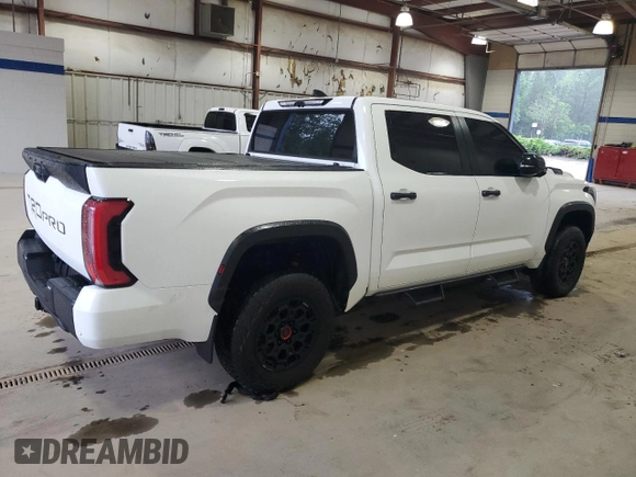 2024 Toyota Tundra TRD Pro Hybrid with VIN 5TFPC5DB7RX081484, listed as a Copart auction lot 57246415 with 12,819 mi miles and Salvage title. Bid and sale history available at DreamBid. Image 3.