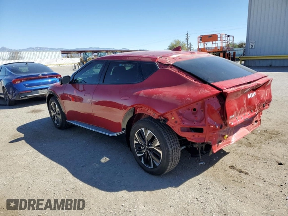 2024 Kia EV6 Wind with VIN KNDC34LA5R5622707, listed as a Copart auction lot 49500815 with 1,111 mi miles and Salvage Title. Bid and sale history available at carsss.com. Image 2.
