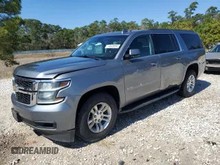 2019 Chevrolet Suburban LT with VIN 1GNSKHKC7KR384860, listed as a Copart auction lot 46435565 with 38,938 mi miles and Salvage Title. Bid and sale history available at DreamBid. Image 1.