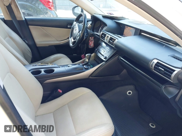 2014 Lexus IS 250 with VIN JTHCF1D24E5005384, listed as a IAAI auction lot 42280119 with 210,221 mi miles and . Bid and sale history available at DreamBid. Image 5.
